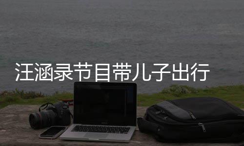 汪涵温情目带满满牵手儿子同行子俩录节出行 父